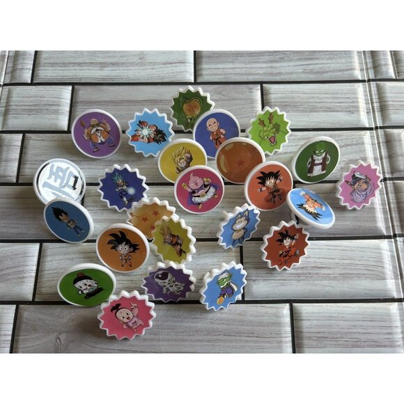 Anime Cupcake Toppers - Party Favors - 24 count - Ring Style - Picture 1 of 2